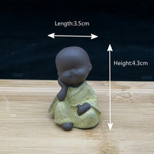 Load image into Gallery viewer, Small Buddha statue monk figurine