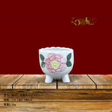 Load image into Gallery viewer, High Quality Ceramic Flowre Pot Temperature Fambe Creative Snow Glaze with  Flower pots