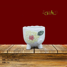 Load image into Gallery viewer, High Quality Ceramic Flowre Pot Temperature Fambe Creative Snow Glaze with  Flower pots